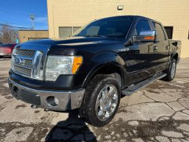 2010 FORD F150 SUPERCREW CAB PICKUP V8, FLEX FUEL, 5.4 LITER LARIAT PICKUP 4D 5 1/2 FT