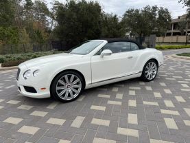 2013 BENTLEY CONTINENTAL CONVERTIBLE V8, TWIN TURBO, 4.0 LITER GTC CONVERTIBLE 2D