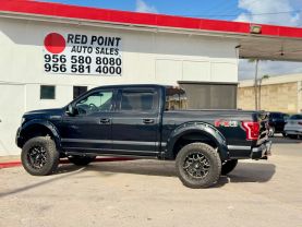 2015 FORD F150 SUPERCREW CAB PICKUP V8, FLEX FUEL, 5.0 LITER LARIAT PICKUP 4D 5 1/2 FT