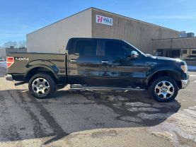 2010 FORD F150 SUPERCREW CAB PICKUP V8, FLEX FUEL, 5.4 LITER LARIAT PICKUP 4D 5 1/2 FT