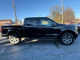 2018 FORD F150 SUPERCREW CAB PICKUP BLACK AUTOMATIC - Auto Solutions of Greensboro LLC, NC, 36.05701, -79.84368
