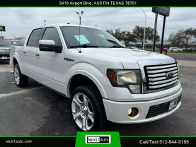 2011 FORD F150 SUPERCREW CAB PICKUP V8, 6.2 LITER LARIAT LIMITED PICKUP 4D 5 1/2 FT