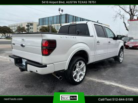 2011 FORD F150 SUPERCREW CAB PICKUP V8, 6.2 LITER LARIAT LIMITED PICKUP 4D 5 1/2 FT