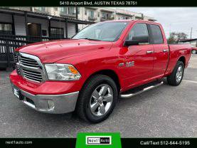 2013 RAM 1500 QUAD CAB PICKUP V8, HEMI, 5.7 LITER SLT PICKUP 4D 6 1/3 FT