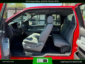 2013 FORD F150 SUPER CAB PICKUP V8, FLEX FUEL, 5.0 LITER STX PICKUP 4D 6 1/2 FT