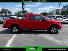 2013 FORD F150 SUPER CAB PICKUP V8, FLEX FUEL, 5.0 LITER STX PICKUP 4D 6 1/2 FT