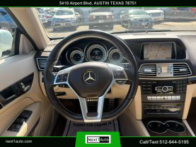 2014 MERCEDES-BENZ E-CLASS CONVERTIBLE V6, 3.5 LITER E 350 CABRIOLET 2D