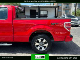 2013 FORD F150 SUPER CAB PICKUP V8, FLEX FUEL, 5.0 LITER STX PICKUP 4D 6 1/2 FT