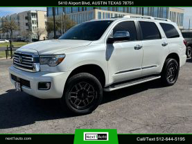 2018 TOYOTA SEQUOIA SUV V8, 5.7 LITER PLATINUM SPORT UTILITY 4D