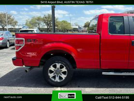 2013 FORD F150 SUPER CAB PICKUP V8, FLEX FUEL, 5.0 LITER STX PICKUP 4D 6 1/2 FT