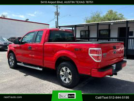2013 FORD F150 SUPER CAB PICKUP V8, FLEX FUEL, 5.0 LITER STX PICKUP 4D 6 1/2 FT