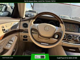 2015 MERCEDES-BENZ S-CLASS SEDAN V8, TT, 4.7L S 550 4MATIC SEDAN 4D