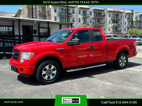 2013 FORD F150 SUPER CAB PICKUP V8, FLEX FUEL, 5.0 LITER STX PICKUP 4D 6 1/2 FT