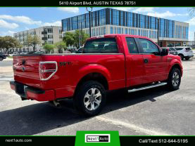 2013 FORD F150 SUPER CAB PICKUP V8, FLEX FUEL, 5.0 LITER STX PICKUP 4D 6 1/2 FT