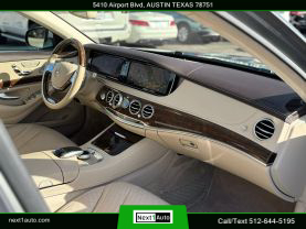 2015 MERCEDES-BENZ S-CLASS SEDAN V8, TT, 4.7L S 550 4MATIC SEDAN 4D
