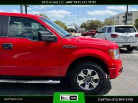 2013 FORD F150 SUPER CAB PICKUP V8, FLEX FUEL, 5.0 LITER STX PICKUP 4D 6 1/2 FT