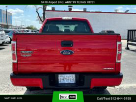 2013 FORD F150 SUPER CAB PICKUP V8, FLEX FUEL, 5.0 LITER STX PICKUP 4D 6 1/2 FT