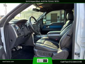 2013 FORD F150 SUPERCREW CAB PICKUP V8, 6.2 LITER SVT RAPTOR PICKUP 4D 5 1/2 FT