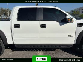 2013 FORD F150 SUPERCREW CAB PICKUP V8, 6.2 LITER SVT RAPTOR PICKUP 4D 5 1/2 FT
