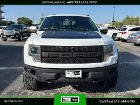 2013 FORD F150 SUPERCREW CAB PICKUP V8, 6.2 LITER SVT RAPTOR PICKUP 4D 5 1/2 FT