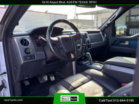 2013 FORD F150 SUPERCREW CAB PICKUP V8, 6.2 LITER SVT RAPTOR PICKUP 4D 5 1/2 FT