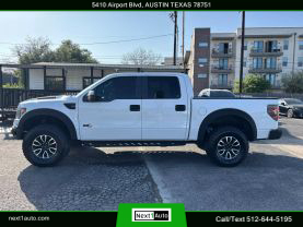 2013 FORD F150 SUPERCREW CAB PICKUP V8, 6.2 LITER SVT RAPTOR PICKUP 4D 5 1/2 FT