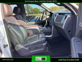 2013 FORD F150 SUPERCREW CAB PICKUP V8, 6.2 LITER SVT RAPTOR PICKUP 4D 5 1/2 FT