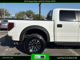 2013 FORD F150 SUPERCREW CAB PICKUP V8, 6.2 LITER SVT RAPTOR PICKUP 4D 5 1/2 FT