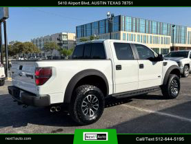 2013 FORD F150 SUPERCREW CAB PICKUP V8, 6.2 LITER SVT RAPTOR PICKUP 4D 5 1/2 FT