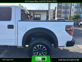 2013 FORD F150 SUPERCREW CAB PICKUP V8, 6.2 LITER SVT RAPTOR PICKUP 4D 5 1/2 FT