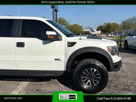 2013 FORD F150 SUPERCREW CAB PICKUP V8, 6.2 LITER SVT RAPTOR PICKUP 4D 5 1/2 FT