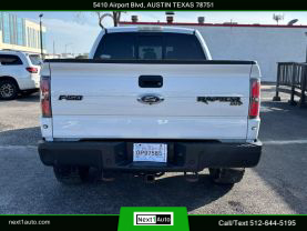 2013 FORD F150 SUPERCREW CAB PICKUP V8, 6.2 LITER SVT RAPTOR PICKUP 4D 5 1/2 FT