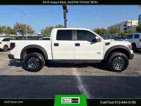2013 FORD F150 SUPERCREW CAB PICKUP V8, 6.2 LITER SVT RAPTOR PICKUP 4D 5 1/2 FT