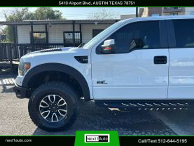 2013 FORD F150 SUPERCREW CAB PICKUP V8, 6.2 LITER SVT RAPTOR PICKUP 4D 5 1/2 FT