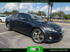 2011 LEXUS IS CONVERTIBLE V6, 2.5 LITER IS 250C CONVERTIBLE 2D