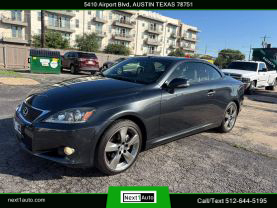 2011 LEXUS IS CONVERTIBLE V6, 2.5 LITER IS 250C CONVERTIBLE 2D