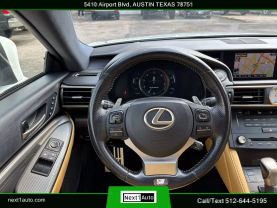 2016 LEXUS RC COUPE 4-CYL, TWIN TURBO, 2.0L RC 200T COUPE 2D