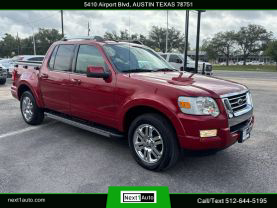 2010 FORD EXPLORER SPORT TRAC SUV V6, 4.0 LITER LIMITED SPORT UTILITY PICKUP 4D