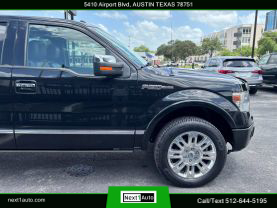2014 FORD F150 SUPERCREW CAB PICKUP V8, FLEX FUEL, 5.0 LITER PLATINUM PICKUP 4D 5 1/2 FT
