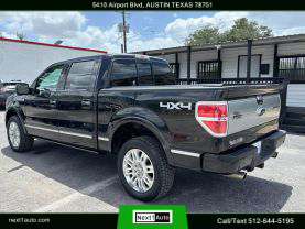 2014 FORD F150 SUPERCREW CAB PICKUP V8, FLEX FUEL, 5.0 LITER PLATINUM PICKUP 4D 5 1/2 FT