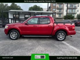 2010 FORD EXPLORER SPORT TRAC SUV V6, 4.0 LITER LIMITED SPORT UTILITY PICKUP 4D