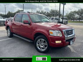 2010 FORD EXPLORER SPORT TRAC SUV V6, 4.0 LITER LIMITED SPORT UTILITY PICKUP 4D