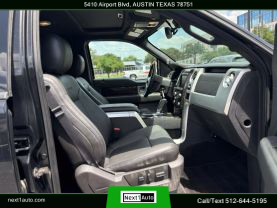 2014 FORD F150 SUPERCREW CAB PICKUP V8, FLEX FUEL, 5.0 LITER PLATINUM PICKUP 4D 5 1/2 FT