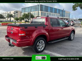 2010 FORD EXPLORER SPORT TRAC SUV V6, 4.0 LITER LIMITED SPORT UTILITY PICKUP 4D