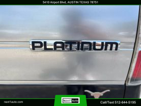 2014 FORD F150 SUPERCREW CAB PICKUP V8, FLEX FUEL, 5.0 LITER PLATINUM PICKUP 4D 5 1/2 FT