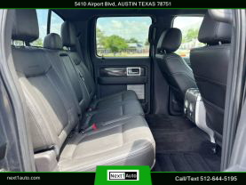 2014 FORD F150 SUPERCREW CAB PICKUP V8, FLEX FUEL, 5.0 LITER PLATINUM PICKUP 4D 5 1/2 FT