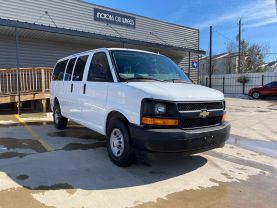 2017 CHEVROLET EXPRESS 2500 PASSENGER VAN V8, FLEX FUEL, 6.0 LITER LS VAN 3D at Motors On Wheels - used car dealership in Houston, Texas.