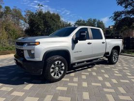 2021 CHEVROLET SILVERADO 2500 HD CREW CAB PICKUP V8, 6.6 LITER CUSTOM PICKUP 4D 6 1/2 FT