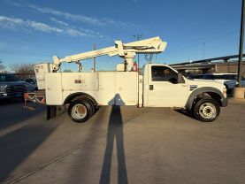 2008 FORD F550 SUPER DUTY REGULAR CAB & CHASSIS CAB CHASSIS V8, TURBO DSL 6.4L CAB & CHASSIS 2D