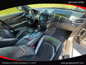 2017 MASERATI GHIBLI SEDAN V6, TWIN TURBO, 3.0 LITER S SEDAN 4D